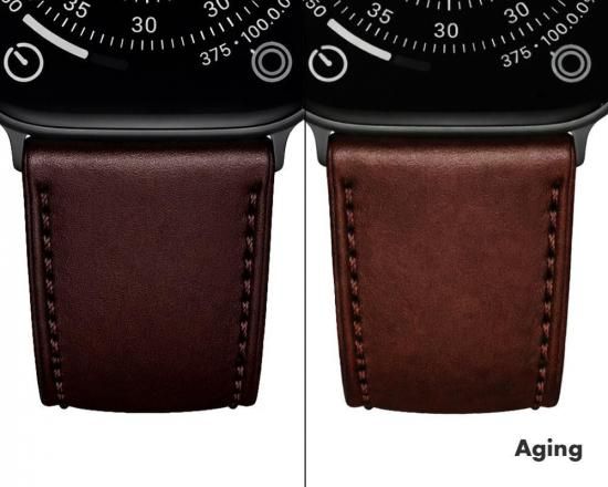 MinZ Horween Leather Band Trad ブラウンレザー（シルバー金具）