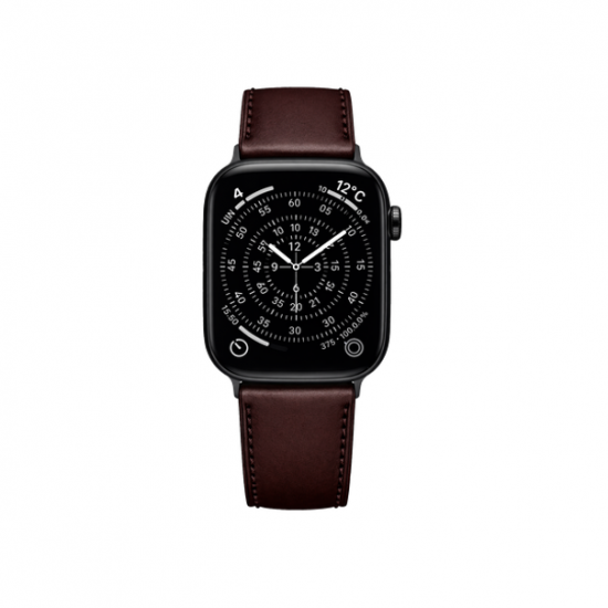 MinZ Horween Leather Band Trad ブラウンレザー（ブラック金具）