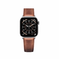 MinZ Horween Leather Band Trad エイジングブラウンレザー（シルバー金具）