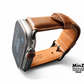 MinZ Horween Leather Band Trad エイジングブラウンレザー（ブラック金具）
