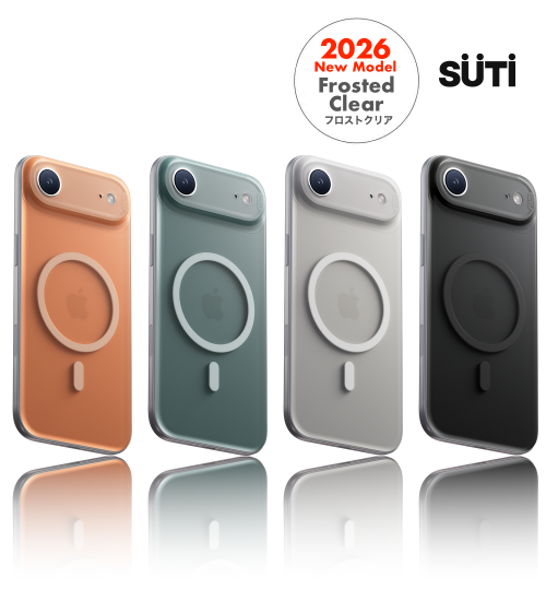 Suti PhoneBack フロストクリア for iPhone Air