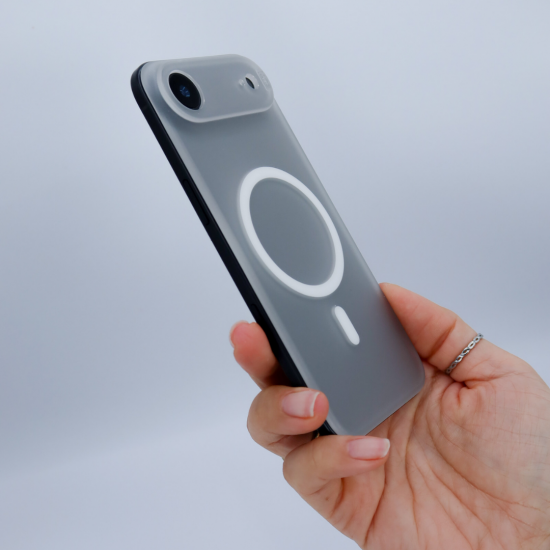Suti PhoneBack フロストクリア for iPhone Air