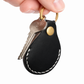 MinZ Horween Leather Keychain for AirTag ブラック