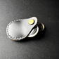 MinZ Horween Leather Keychain for AirTag ブラック