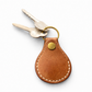 MinZ Horween Leather Keychain for AirTag エイジングブラウン