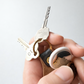 MinZ Horween Leather Keychain for AirTag エイジングブラウン