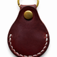MinZ Horween Leather Keychain for AirTag バーガンディ