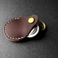 MinZ Horween Leather Keychain for AirTag バーガンディ