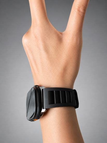 MinZ FKM mono Sport Band ブラック（シルバー金具）49mm/46mm
