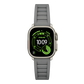 MinZ FKM mono Sport Band グレー（シルバー金具）49mm/46mm
