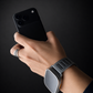 MinZ FKM mono Sport Band グレー（シルバー金具）49mm/46mm