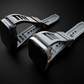 MinZ FKM mono Sport Band グレー（シルバー金具）49mm/46mm