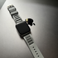 MinZ FKM mono Sport Band グレー（シルバー金具）49mm/46mm