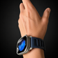MinZ FKM mono Sport Band ネイビー（シルバー金具）49mm/46mm