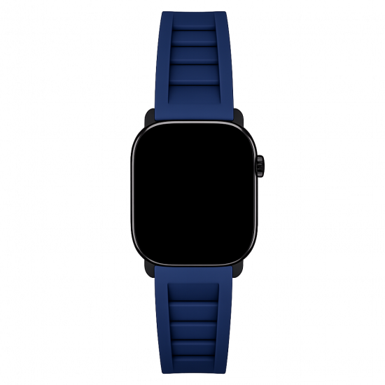 MinZ FKM mono Sport Band ネイビー（ブラック金具）49mm/46mm