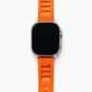 MinZ FKM mono Sport Band インターナショナルオレンジ（シルバー金具）49mm/46mm