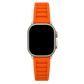 MinZ FKM mono Sport Band インターナショナルオレンジ（シルバー金具）49mm/46mm
