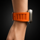 MinZ FKM mono Sport Band インターナショナルオレンジ（シルバー金具）49mm/46mm