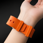 MinZ FKM mono Sport Band インターナショナルオレンジ（シルバー金具）49mm/46mm