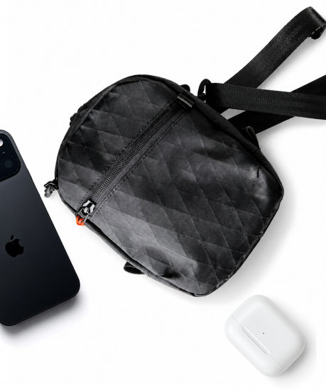 MinZ X-mini shoulder for iPhone ブラック