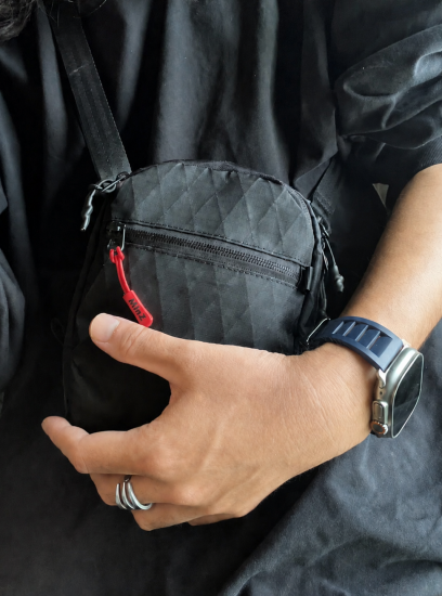 MinZ X-mini shoulder for iPhone ブラック