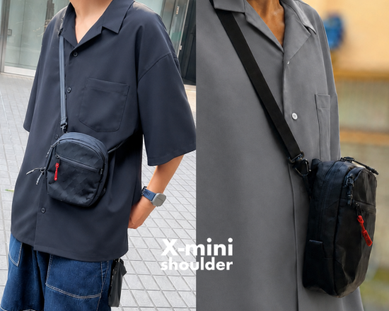 MinZ X-mini shoulder for iPhone カーキ
