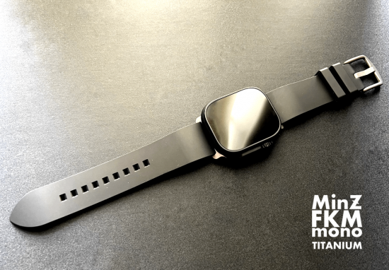 MinZ FKM mono TITANIUM シルバーラグ 49mm/46mm
