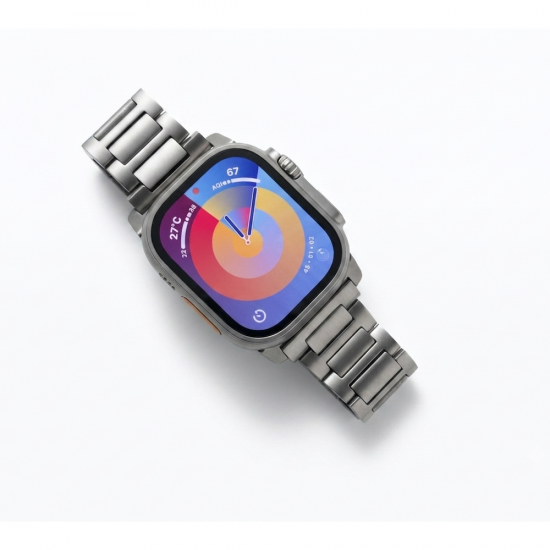 MinZ TITANIUM 26 for Apple Watch Ultra ナチュラルチタニウム