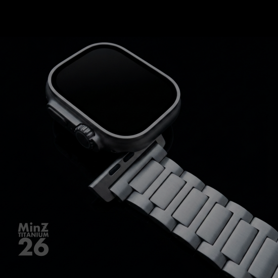 MinZ TITANIUM 26 for Apple Watch Ultra ナチュラルチタニウム