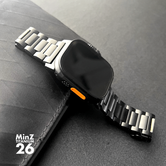 MinZ TITANIUM 26 for Apple Watch Ultra ナチュラルチタニウム