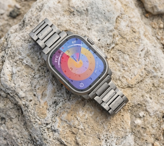 MinZ TITANIUM 26 for Apple Watch Ultra ナチュラルチタニウム