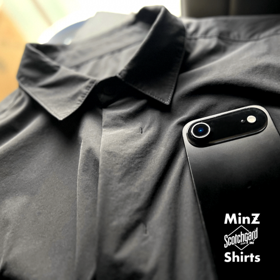 MinZ Scotchgard Shirts ブラック