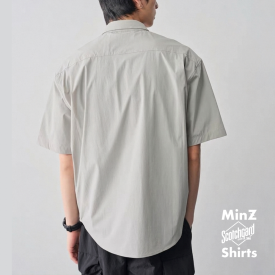 MinZ Scotchgard Shirts ライトグレー
