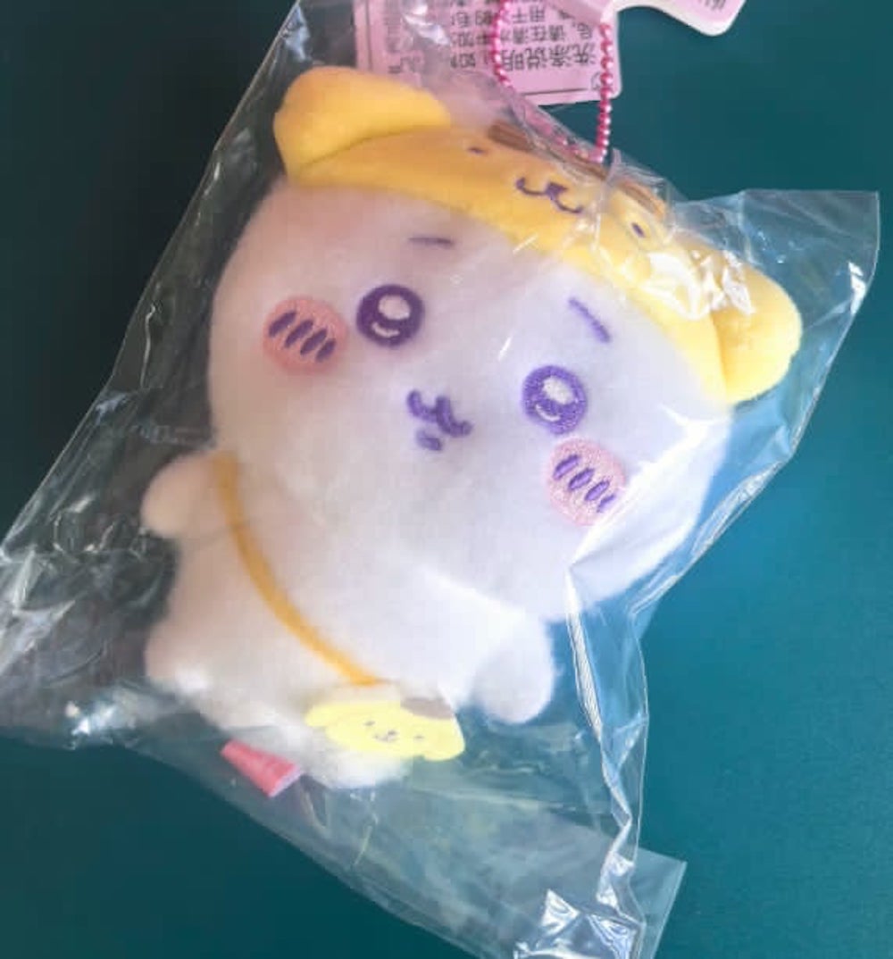 【海外限定】 サンリオxちいかわコラボ ぬいぐるみキーホルダー4種 miniso