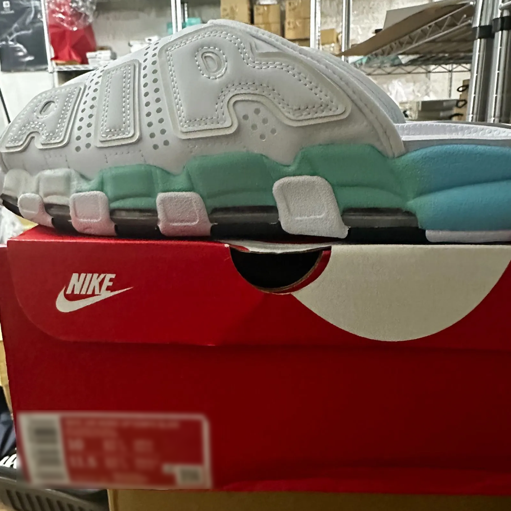 Nike Air More Uptempo Slide AQUA FN3437 161 25.0cm