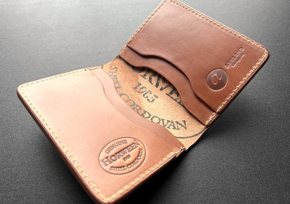 Bugs Mouran Card Wallet Cordovan Natural