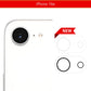 iPhone 16 Pro 16e カメラカバー【割れない 9H強化ガラス / 高透過率 / ケース干渉しない】レンズカバー クリア 薄型 指紋防止 カメラ保護フィルム 15/14/13/12/11