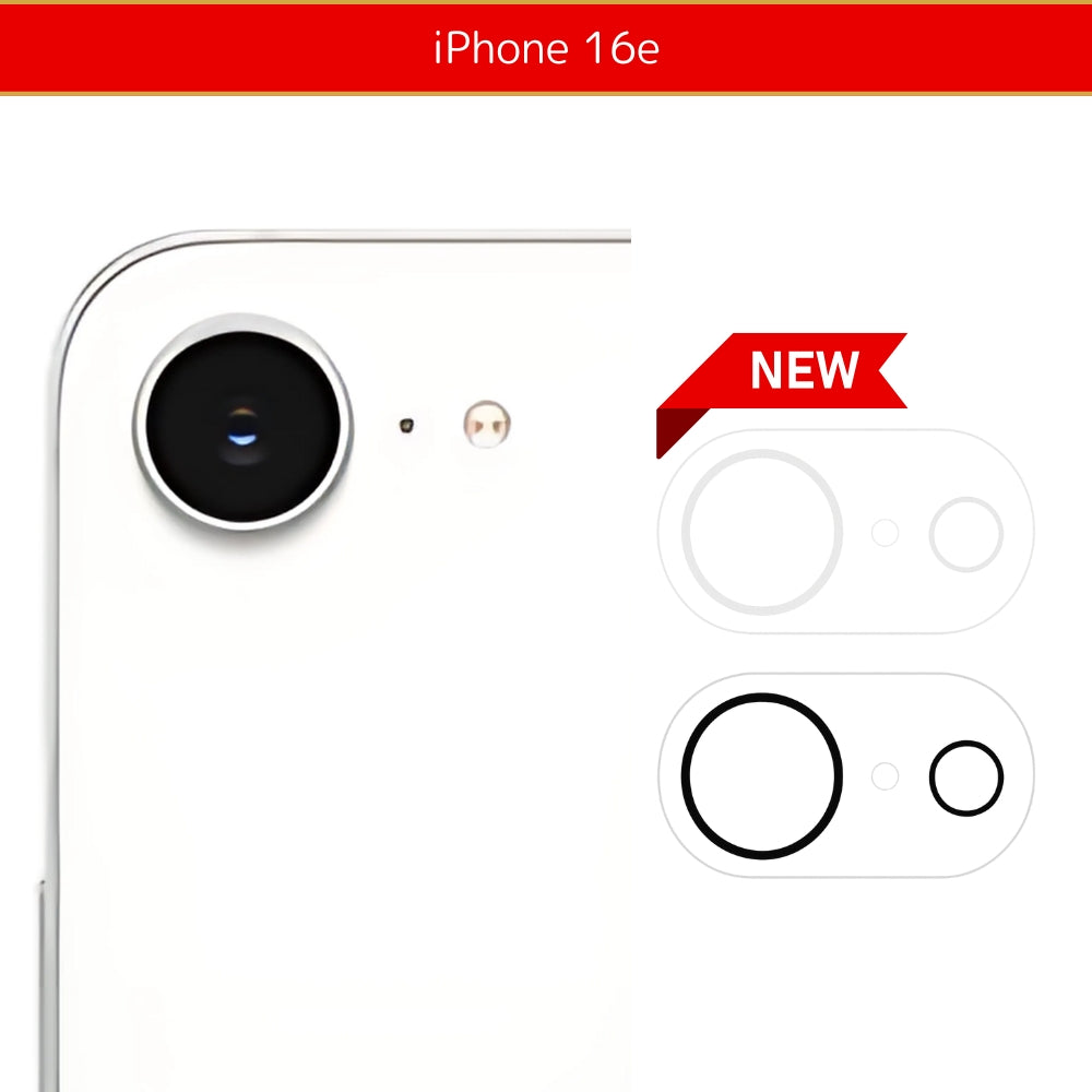iPhone 16 Pro 16e カメラカバー【割れない 9H強化ガラス / 高透過率 / ケース干渉しない】レンズカバー クリア 薄型 指紋防止 カメラ保護フィルム 15/14/13/12/11