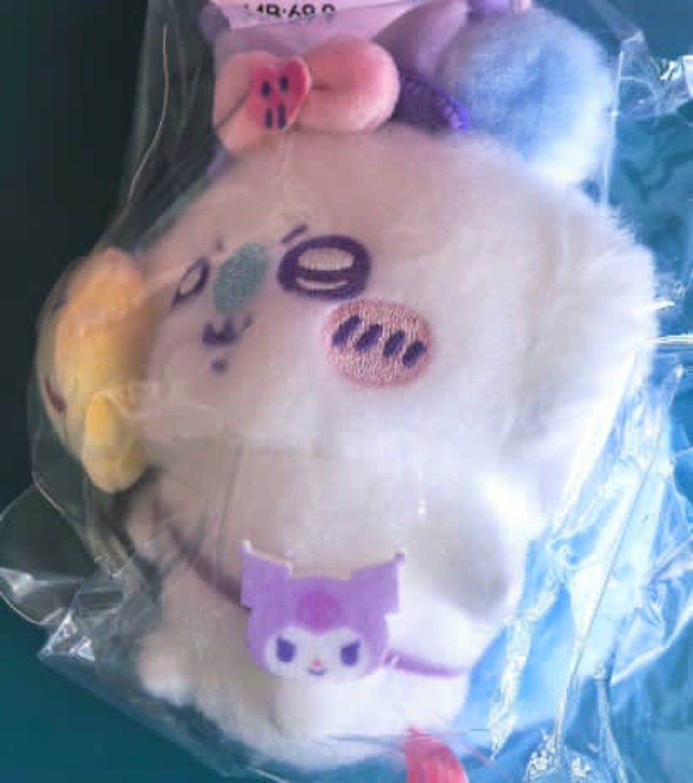 【海外限定】 サンリオxちいかわコラボ ぬいぐるみキーホルダー4種 miniso