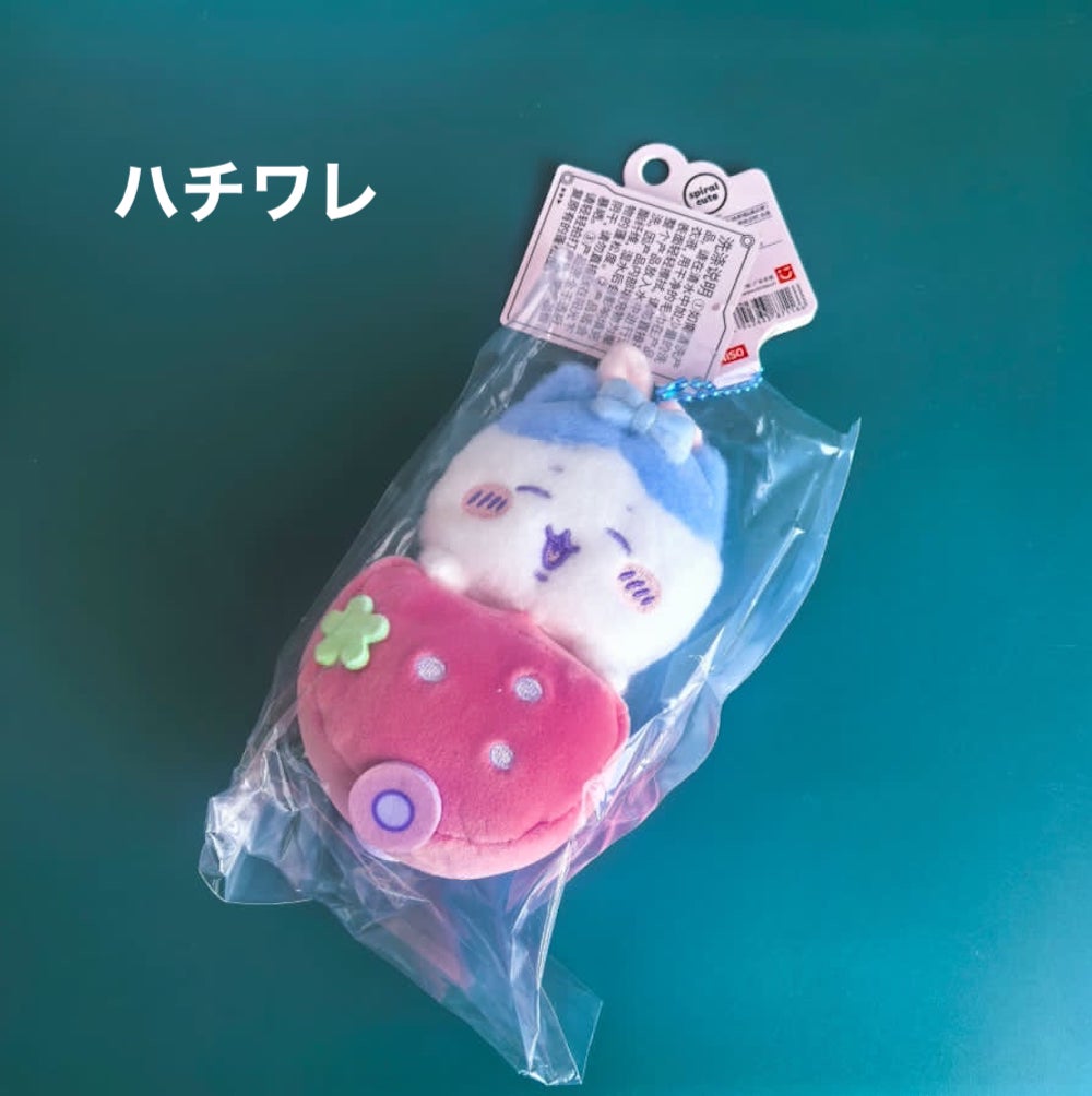 【海外限定】 サンリオxちいかわコラボ マスコットキーホルダー4種 miniso
