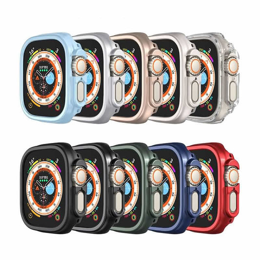 Apple Watch Ultra 49mm 用強化ガラス一体型カバー アップルウォッチウルトラハードケース