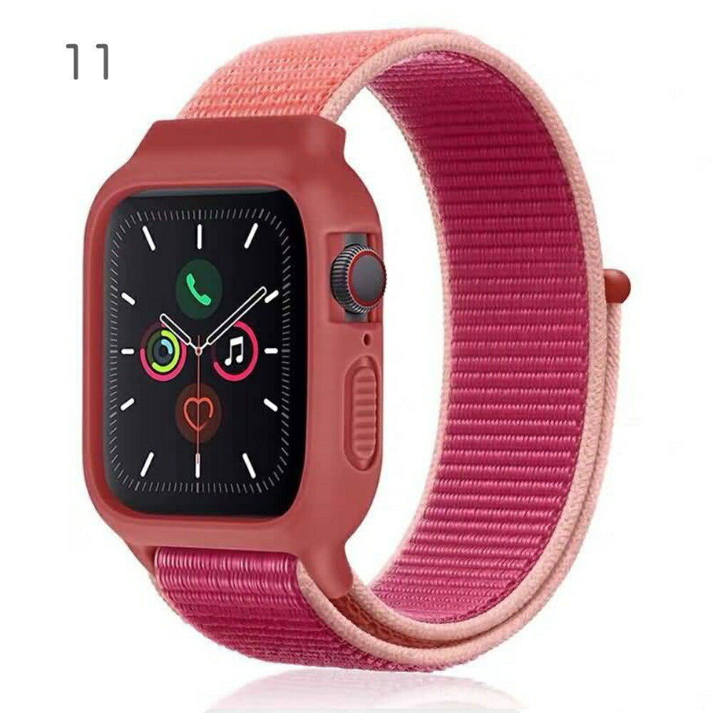 AppleWatch38mm/40mm42mm/44mmTPU素材フェイスとベルトセット取付簡単ソフトTPUアップルウォッチバンド交換ベルト腕時計バンドアップルウォッチベルト全3色