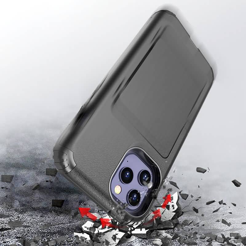 iPhone12ProMaxmini耐衝撃肉厚ケースポリカーボネート&TPUハイブリッドケースカードホルダー付き内部にはミラー搭載スタンドとして利用可能iPhone11ProMax7/8/SE2スマホケース全8色