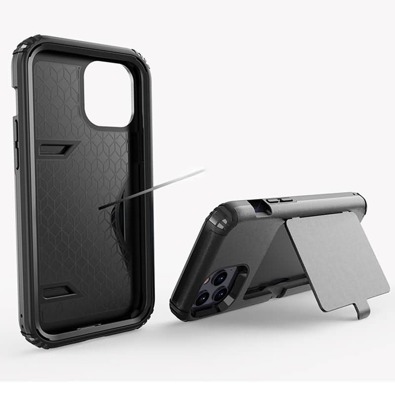 iPhone12ProMaxmini耐衝撃肉厚ケースポリカーボネート&TPUハイブリッドケースカードホルダー付き内部にはミラー搭載スタンドとして利用可能iPhone11ProMax7/8/SE2スマホケース全8色