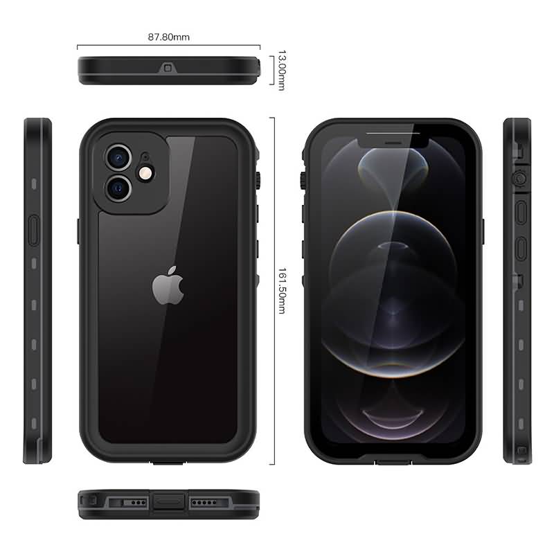 iPhone12ProMaxmini防水・防塵・耐衝撃完全密閉ケースポリカーボネート&TPUハイブリッドケーススタンド機能搭載スマホケースIP68相当全4色