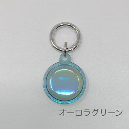 AppleAirTagケース透明TPUアップルエアタグ用柔らかいTPU透明クリアケースアルミ合金カラビナ付き全面保護だけど音も聞こえるAppleAirTagカバーアップルエアタグ用衝撃吸収保護ケース全10色