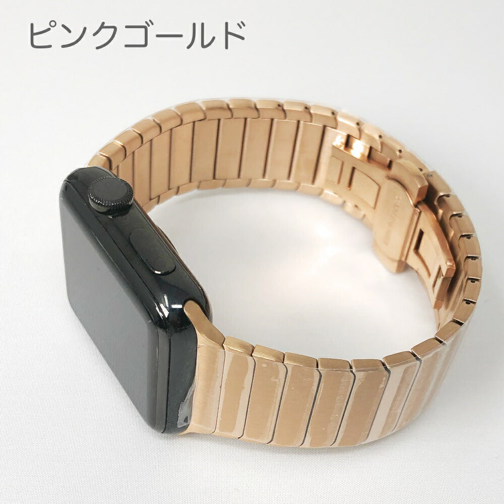 40mm 時計ベルト ステンレス Applewatch ベルト - 金属ベルト