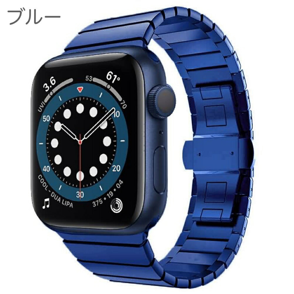 Apple Watch 各機種対応 蛇腹スタイルステンレススティールバンド 38mm