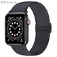 AppleWatchベルトカラフルシリコンバンドスポーツストラップスマート38mm40mm42mm44mmサラサラシリコン製アップルウォッチバンド交換ベルト時計バンドスマートウォッチ全6色かわいい韓国可愛い韓流